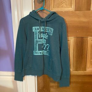 AEO Teal Hoodie